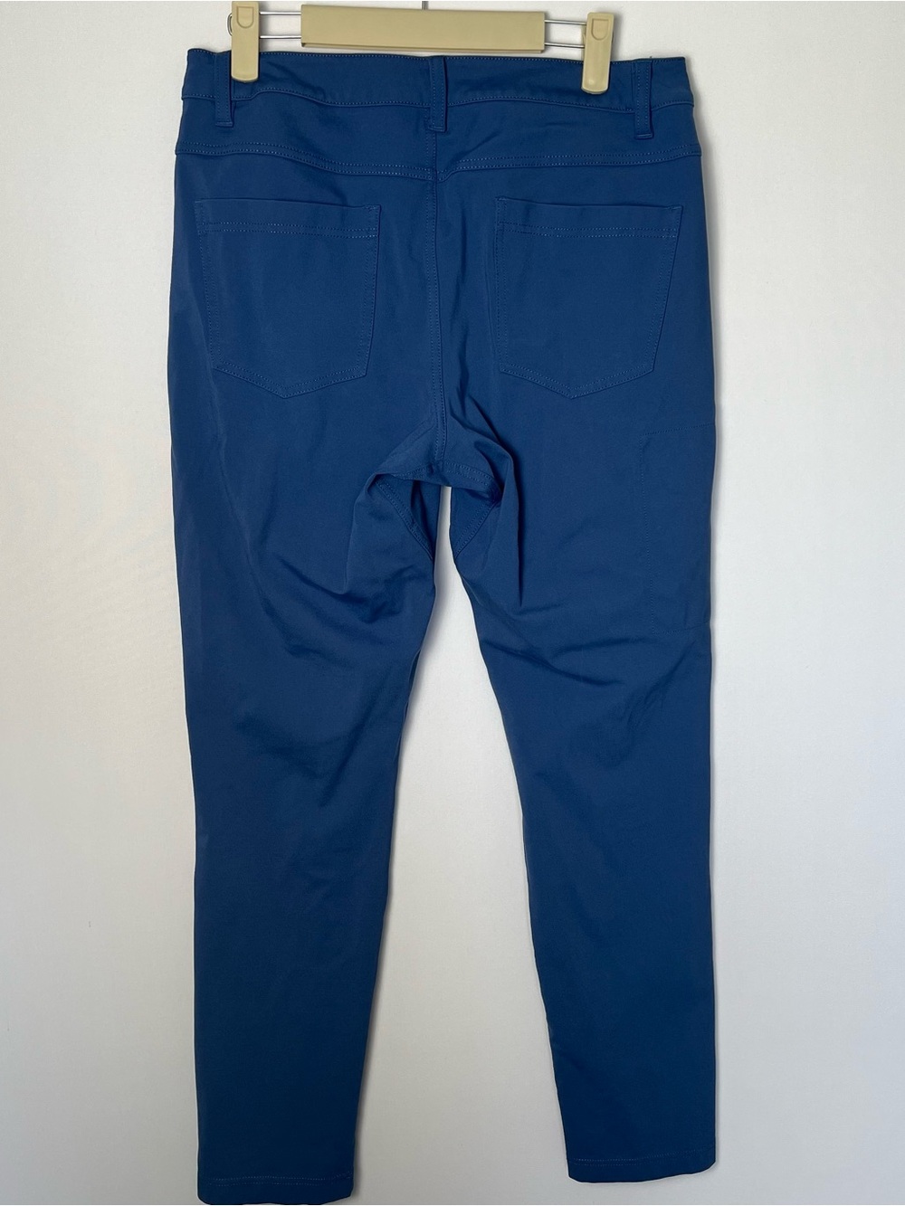 BYLT Premium Basics Everyday Pant 2.0 Slim Fit Flat Front Men Pants 33 Blue/Teal - Picture 7 of 9